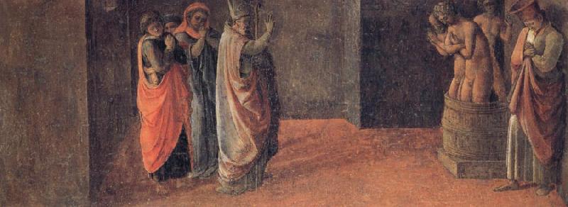 Fra Filippo Lippi St Nicholas Resurrects Three Murdered Youths